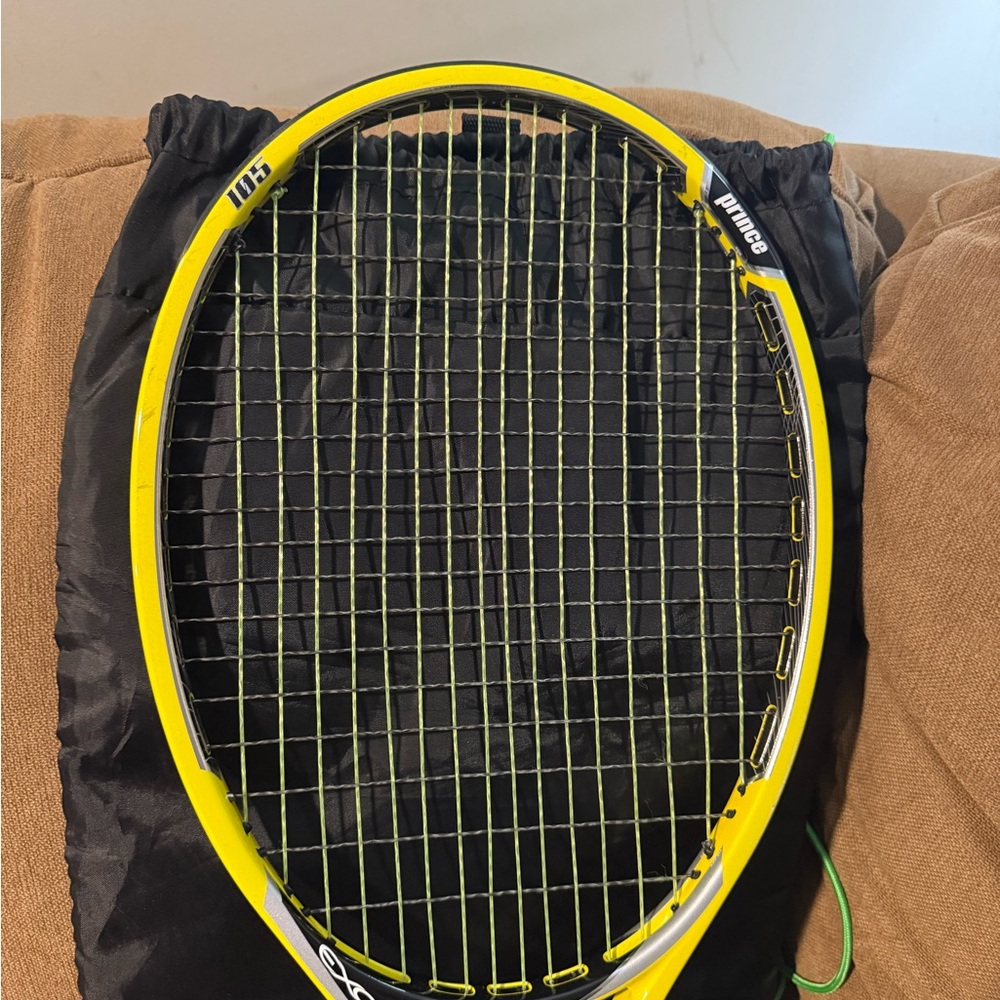 Prince Yellow Outdoor Tennis Racket - Picture 4 of 5